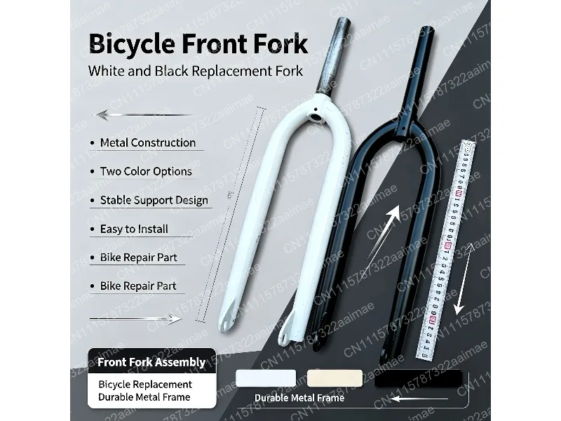 4130 Chromoly Steel Front Fork 24 26 Inch Rigid BMX Street Climbing Bike Fork