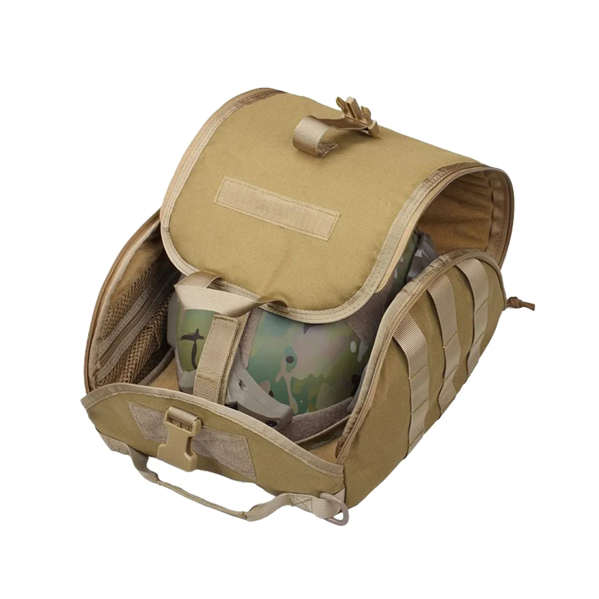

Tactical Helmet Bag Pack Multi-Purpose Molle Storage Carrying Pouch for Outdoor Sports Hunting Shooting Helmets