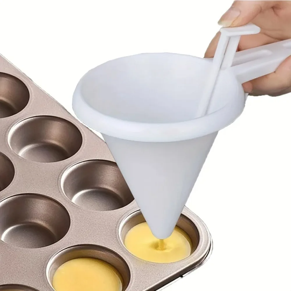 Handheld Cream Funnel Multifunctional Adjustable Batter Dispenser For Cake Chocolate Candies Making Baking Tool Easy White Decor - view 4