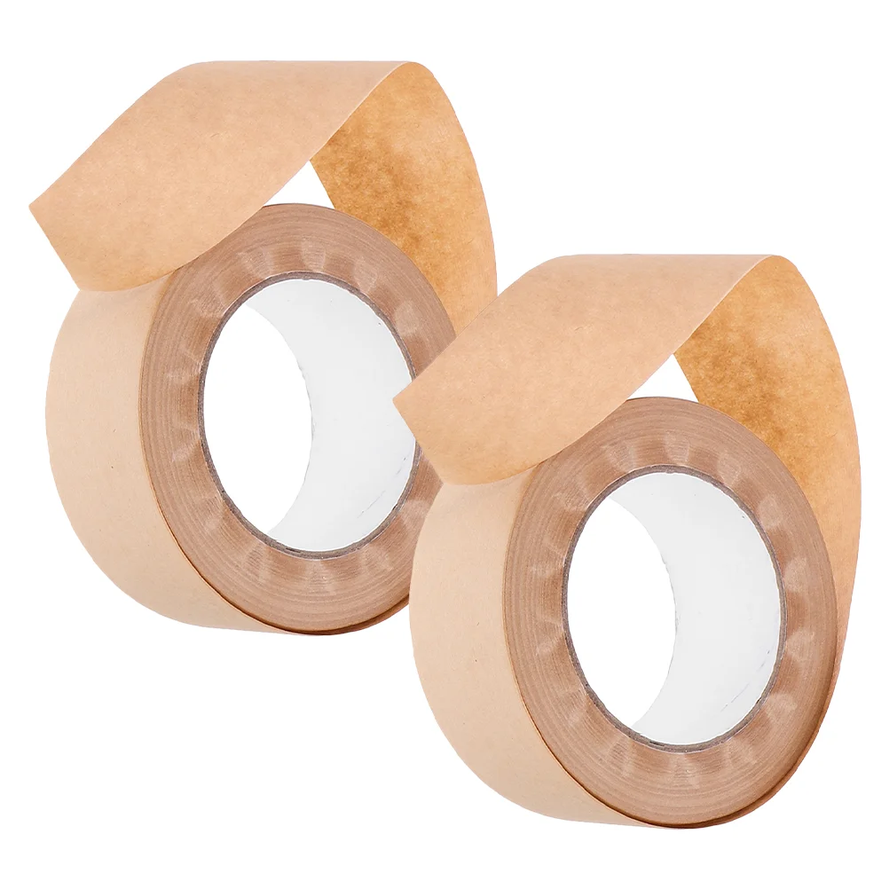 2PCS Watercolor Painting Tape 48mm Sealing Supplies Kraft Paper Artwork Framing Mounting Easy Application Length