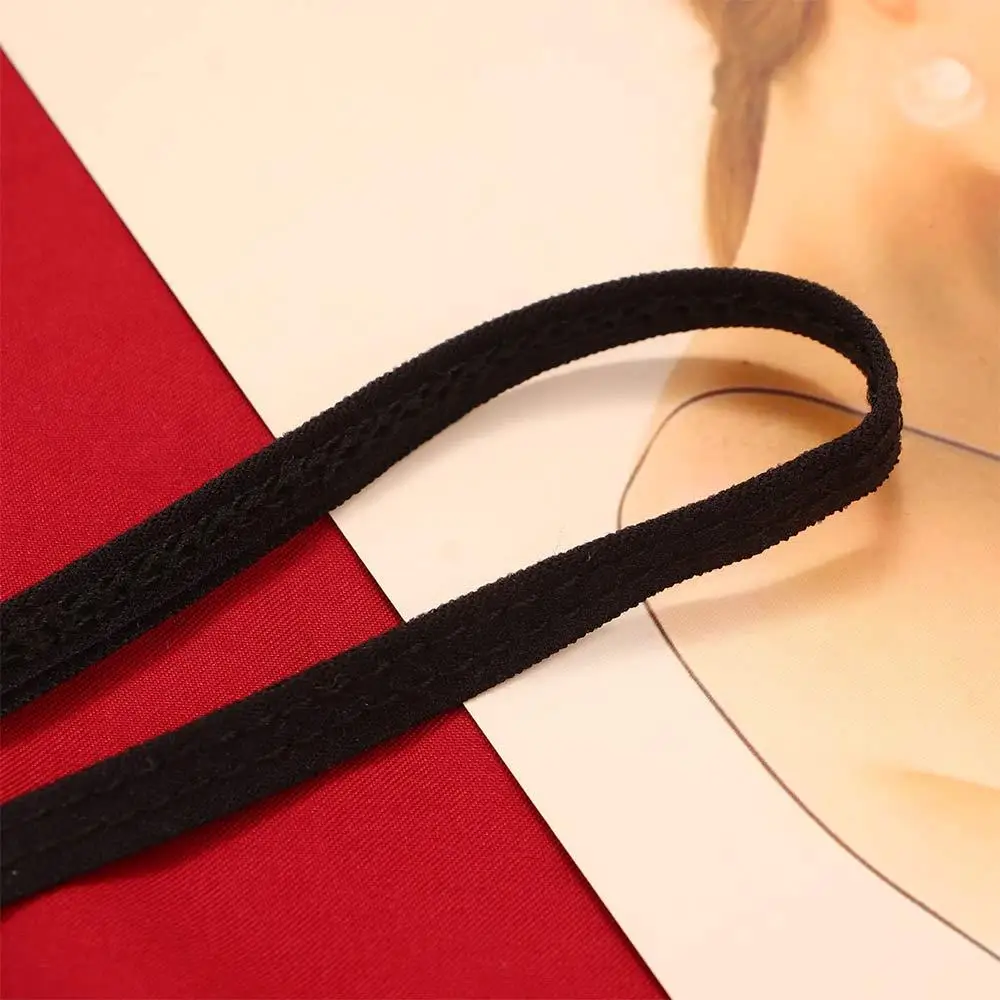 Roupa interior japonesa feminina cosplay bola de pele calcinha feminina g-string bikini t-back tanga