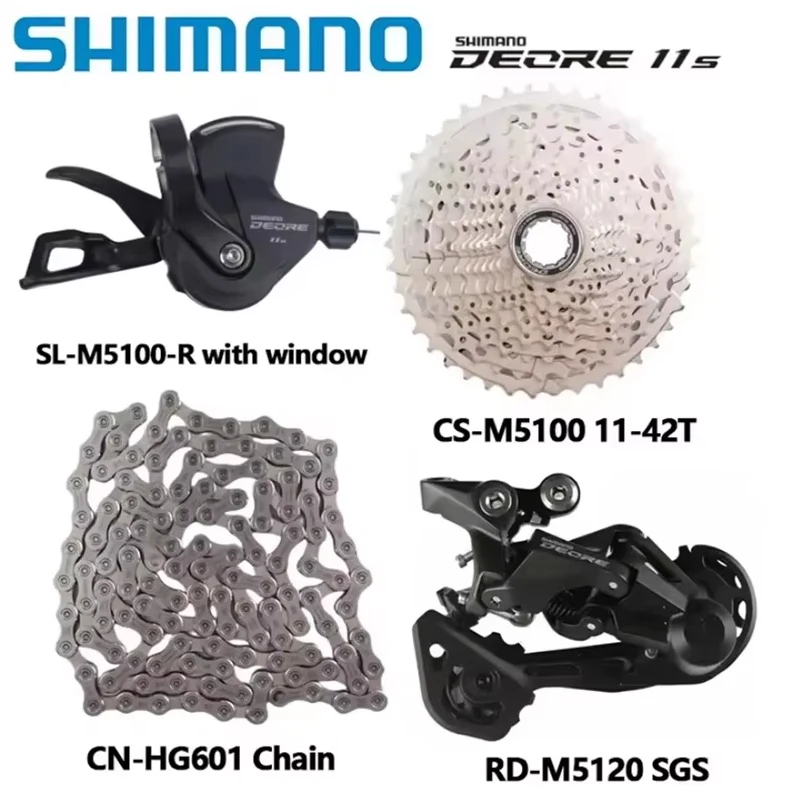 SHIMANO DEORE M5100 M5120 11 Speed Groupset MTB Mountain Bike