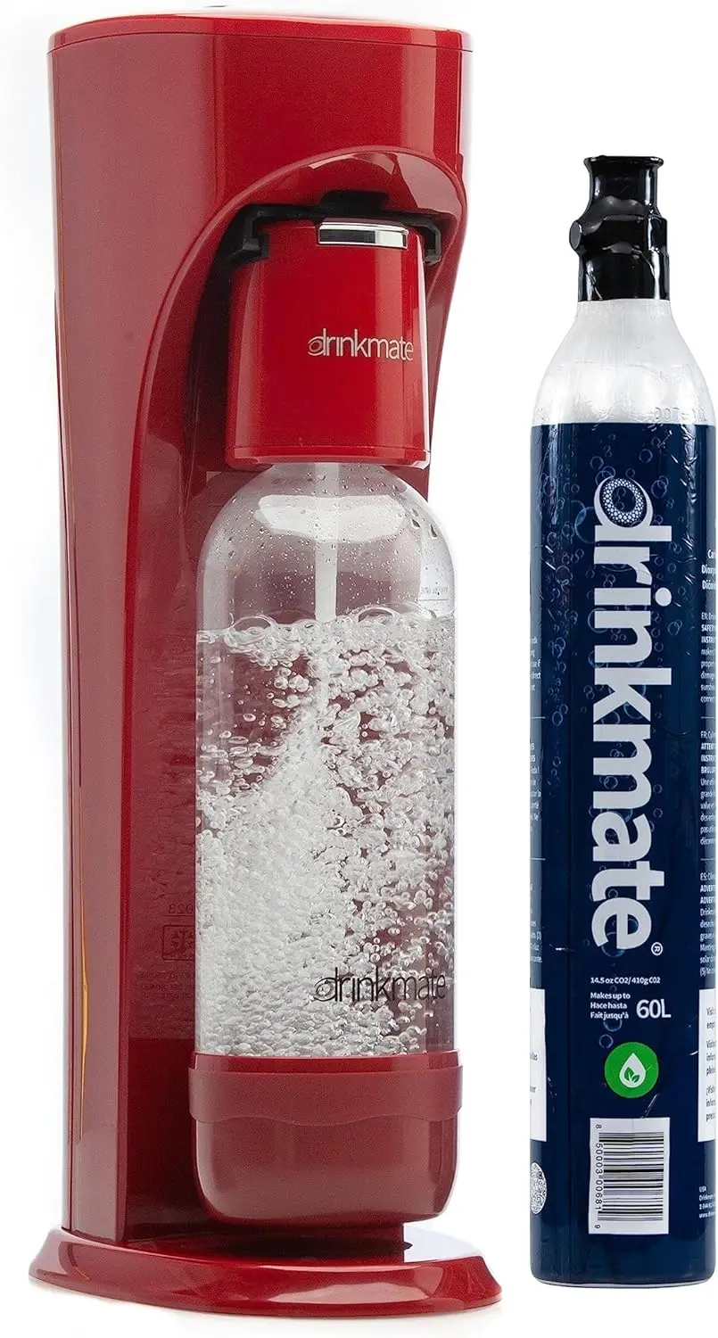 Sparkling Water and Soda Maker, Carbonates Any Drink,  Cylinder