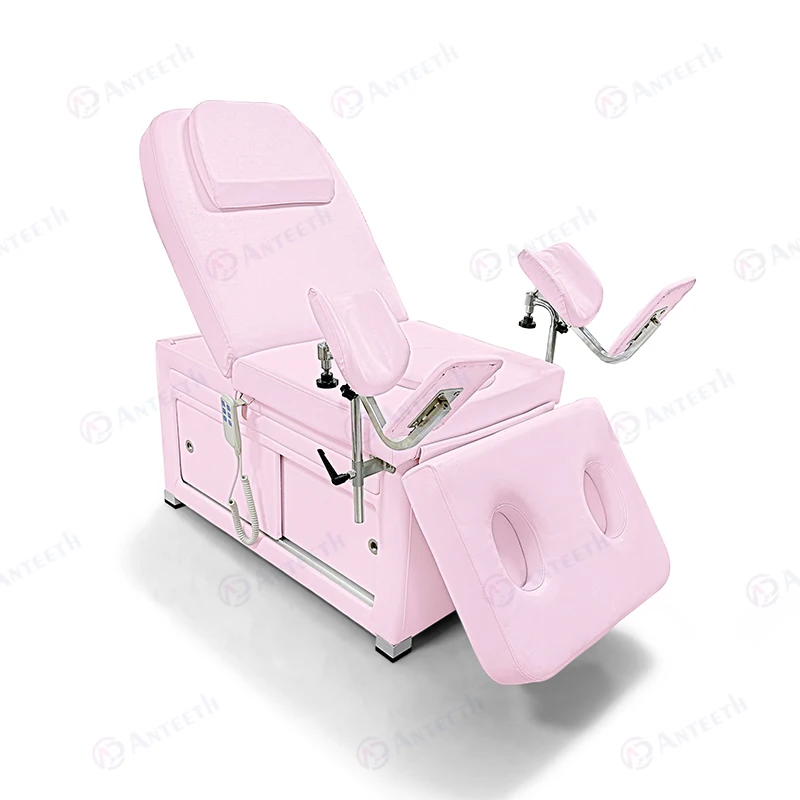 Customized Multi-function Adjustable Hospital Medical Furniture Examination Chair Bed 2 Motors Gynecology Examination Bed