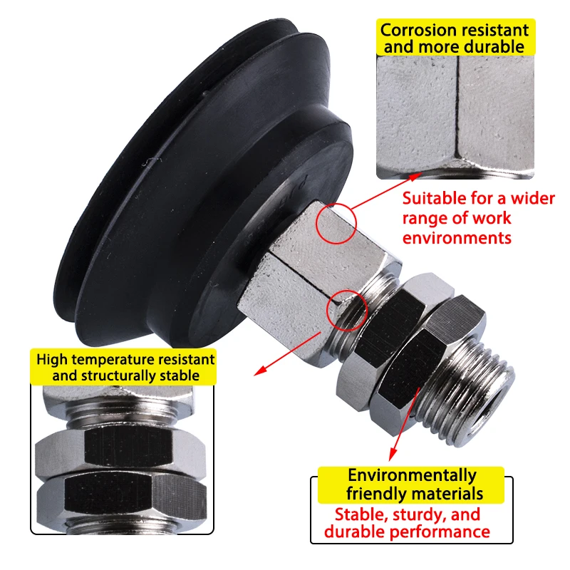 CHELIC Type Mechanical arm industrial pneumatic accessories vacuum suction cup hardware suction cup set PAF PBF series PAF-60