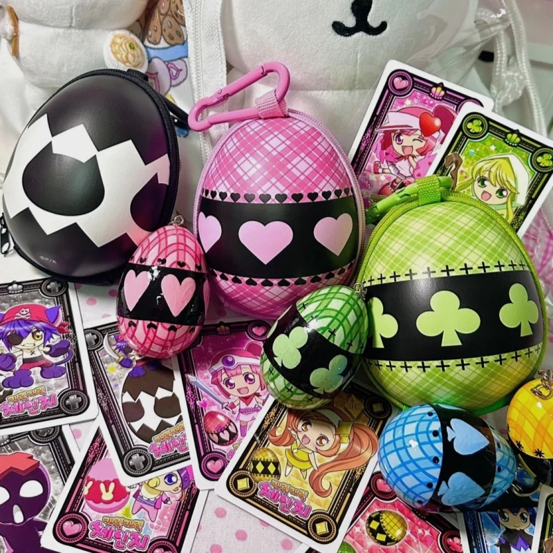 Original Shugo Chara! Soul Egg Shaped Coin Purse Anime Peripheral Cute Headphone Storage Bag Backpack Decoration Birthday Gifts