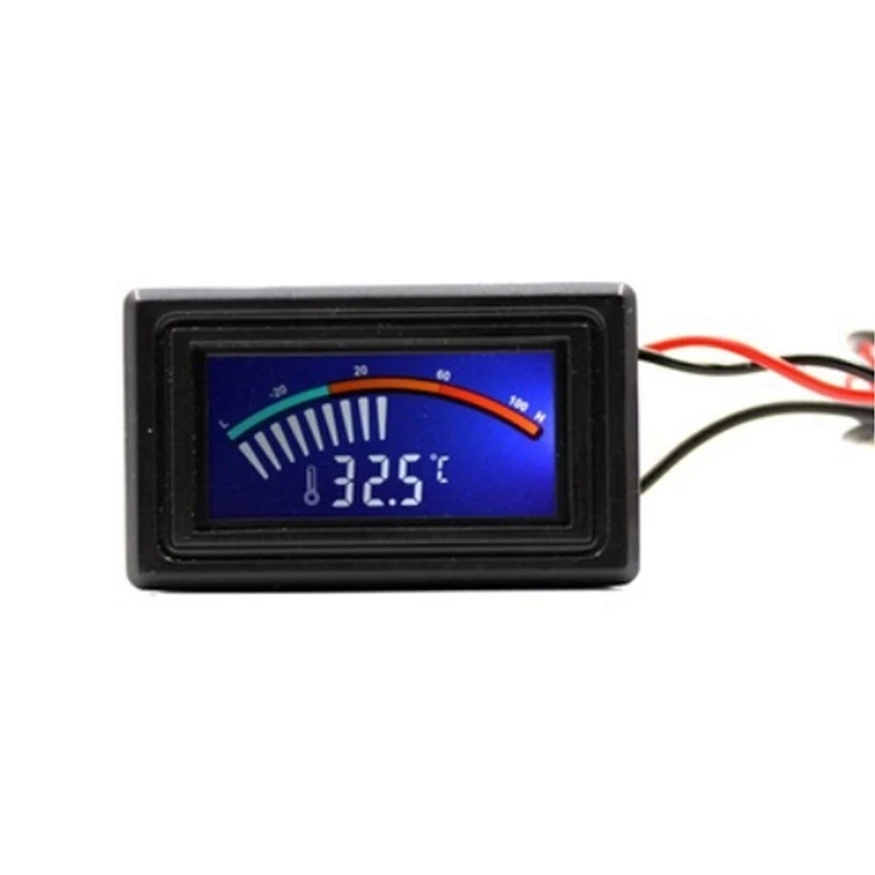 DC4-25V termometro digitale NTC10K sonda metallica C/F USB Temp Temperature Detector Tester LCD analogico per interni acquario