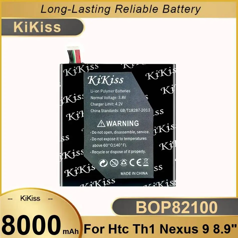 

BOP82100 Reliable Replacement Laptop Battery 8000mAh For Htc Google Nexus TH1 9 8.9 Inch