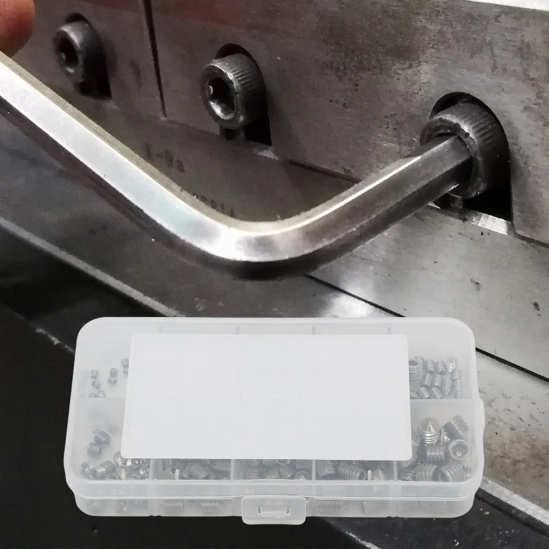 مخروط نقطة عرافة المقبس المسمار مجموعة 304 الفولاذ المقاوم للصدأ أشار تلميح ألين المقابض المسمار مجموعة متنوعة الداخلية عرافة محرك نكش مسامير #4