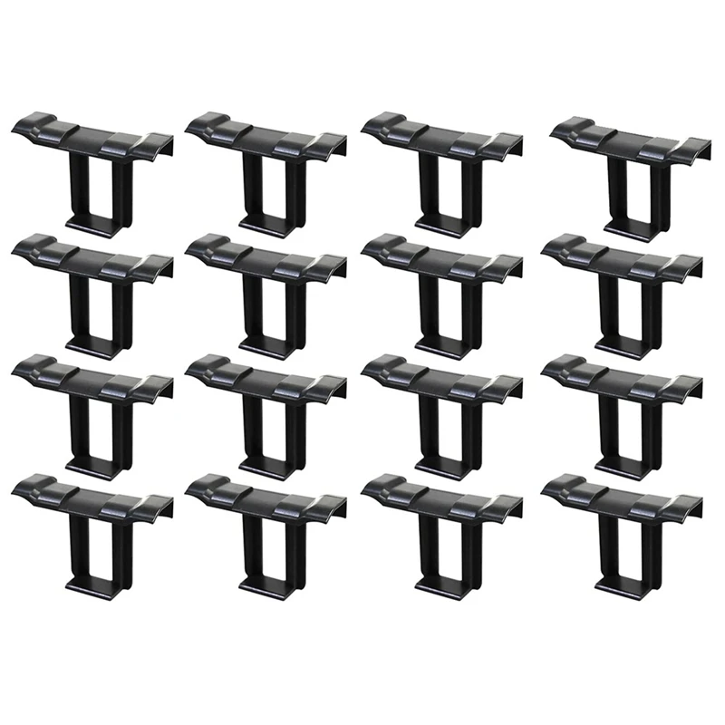 16pc 35mm Solar Panel Water Drainage Clips,PV Modules Clips for Water Drain Photovoltaic Panel Water Drain Clips