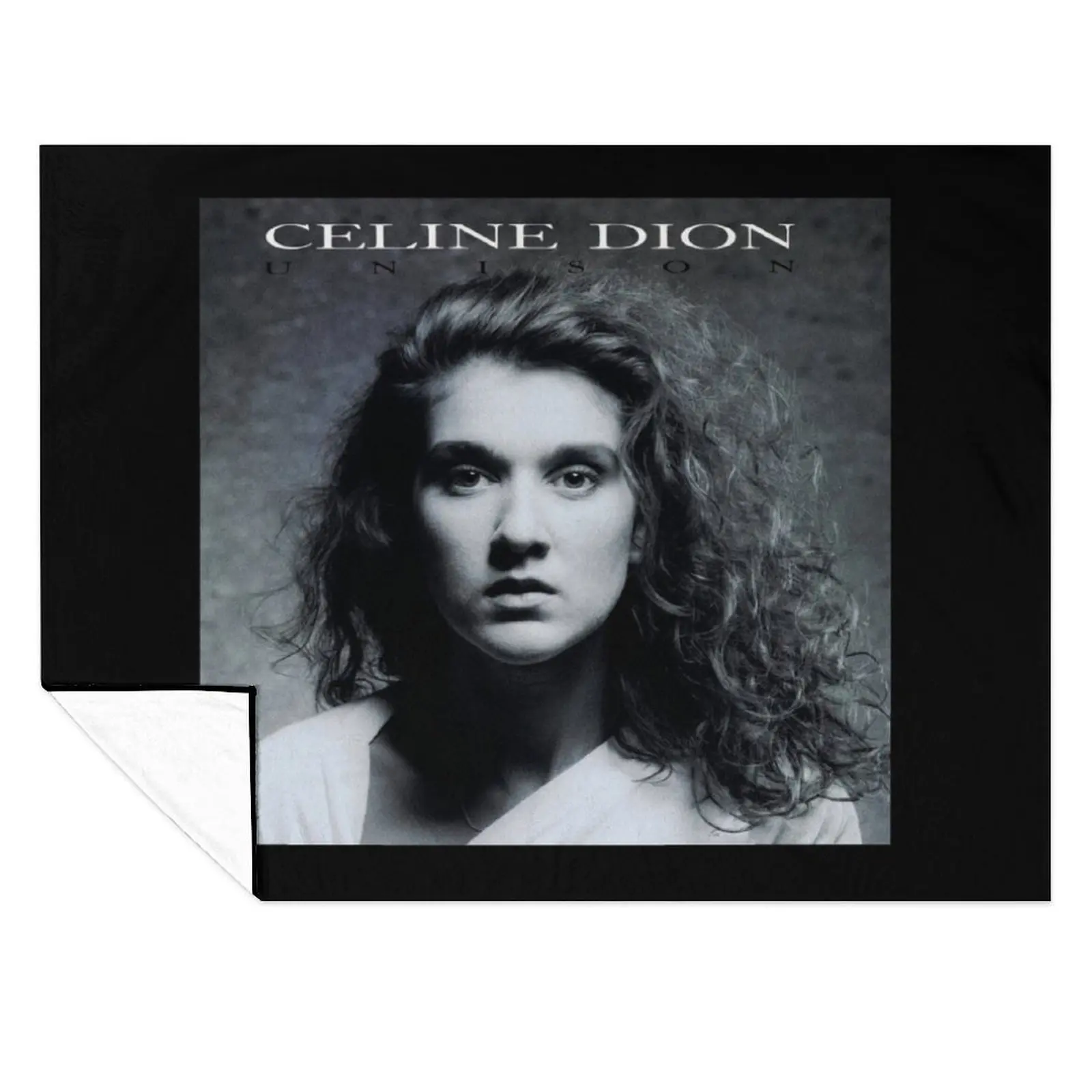 

Celine Dion Black White Cover Album Art Throw Blanket Single Sofa Quilt funny gift Vintage Blankets