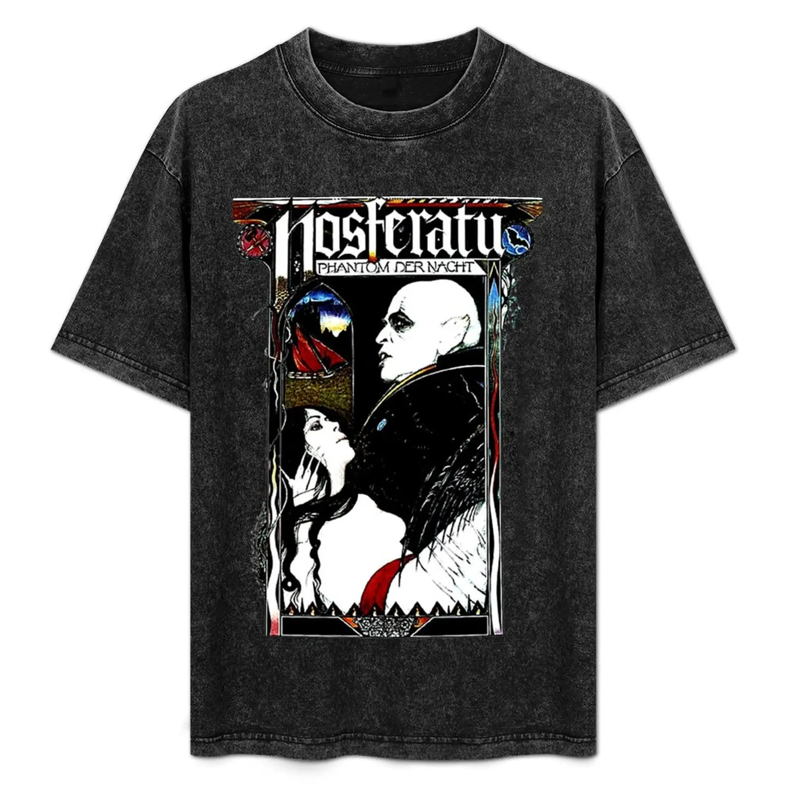 Nosferatu 1922 Horror Movie Vampire T-Shirt Odor Resistant Short Sleeve Top