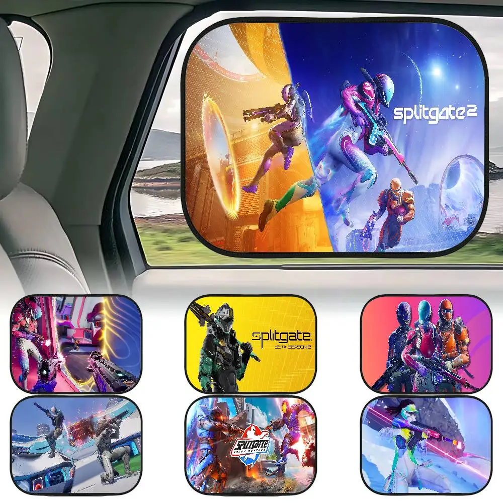 

Game S-Splitgate Sun Shade Cover For Car Side Window Electrostatic Curtains Sun Protection For Baby 99.9% UV Blocker