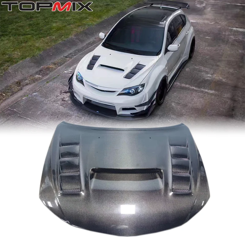 

For Subaru Impreza WRX STI Hatchback GH/GR/GRF/GRB (2008-2010) VA-Style Carbon Fiber Engine Hood