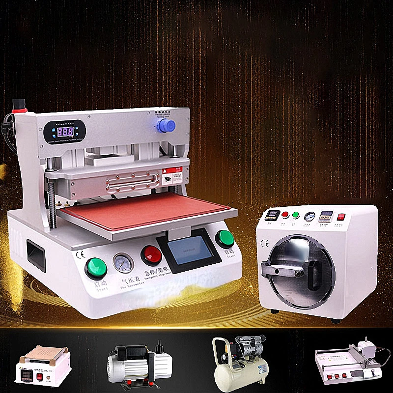 

Vacuum laminating machine mobile phone screen separation and defoaming all-in-one machine For Flat Curved Screen Separate