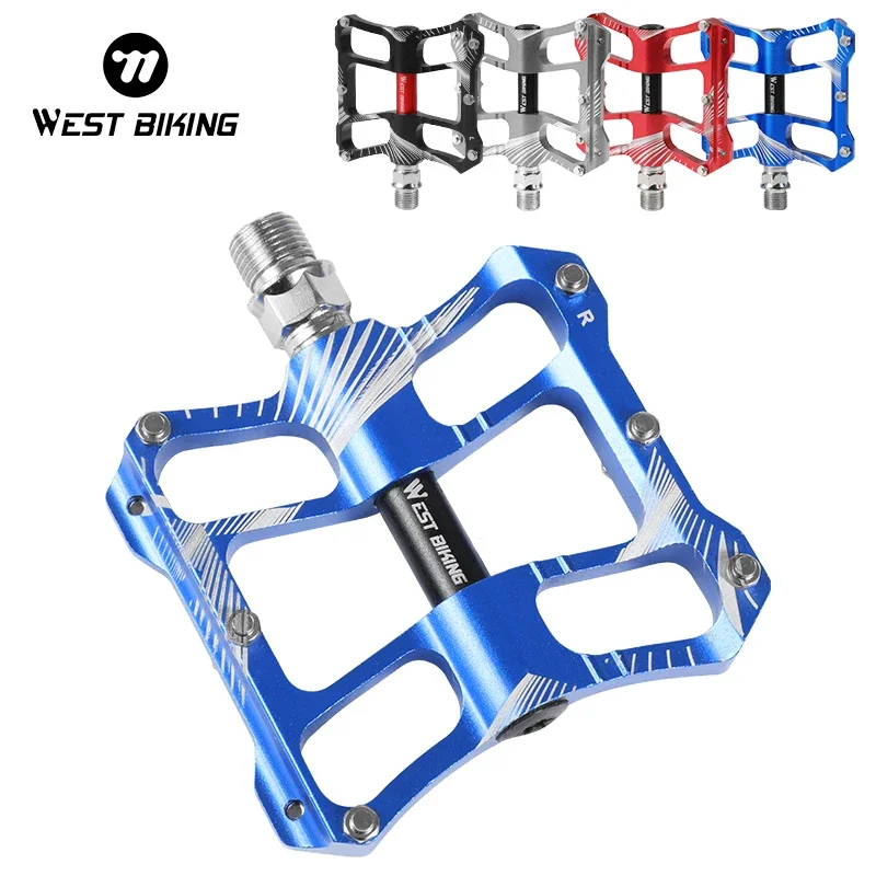 MTB Bike Pedals DU Bearing Ultralight Anti-slip BMX Mountain Road Cycling Pedals Multicolor Flat Pedal Bicycle Parts