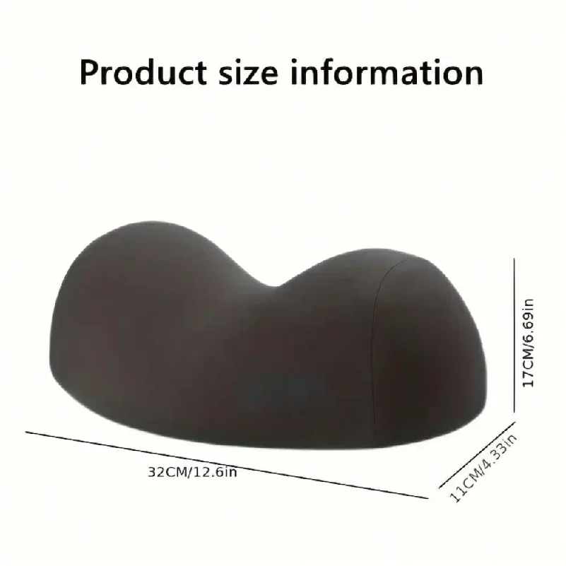 1pc Ergonomic Neck Pillow - Ergonomic Neck Support Pillow With Human Body Curve Design, Hand Wash