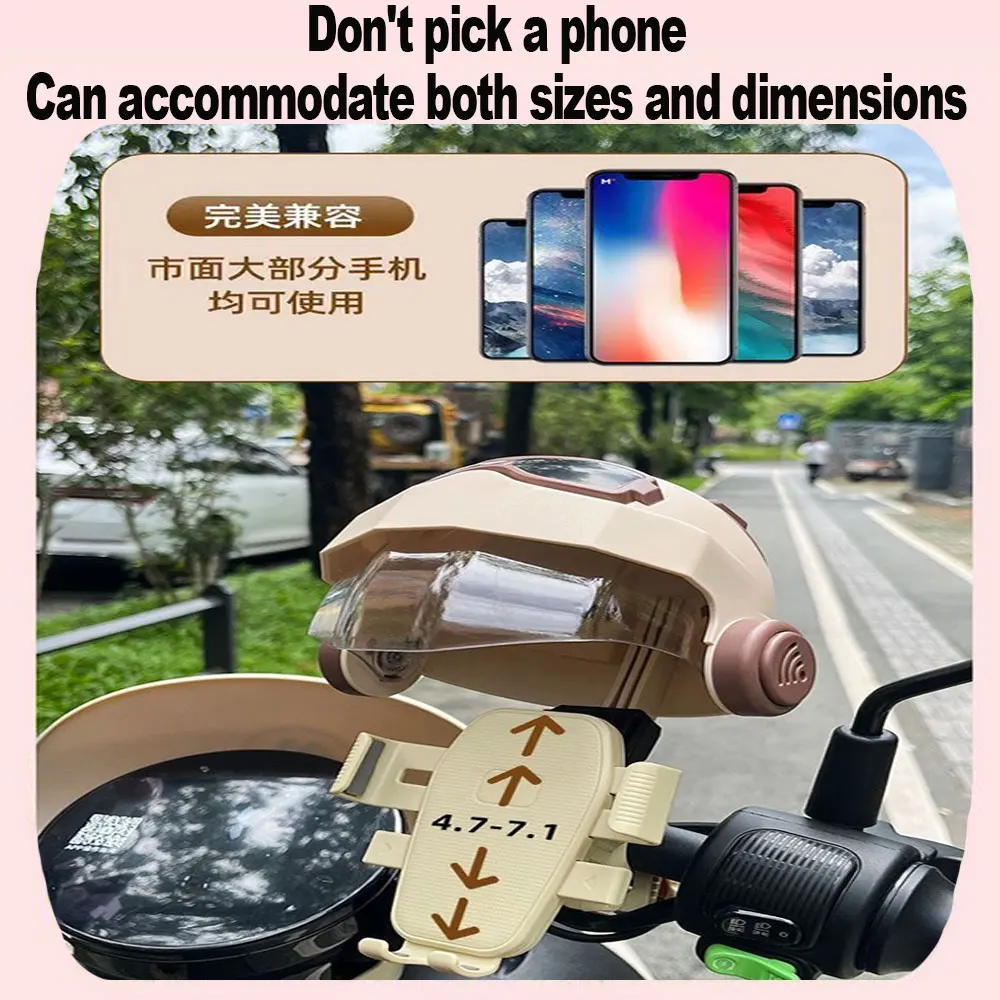 Мотоциклетный держатель для телефона, подставка для мобильного телефона, нескользящий велосипедный кронштейн для телефона, демпфер вибрации для Xiaomi iPhone SAMSUNG