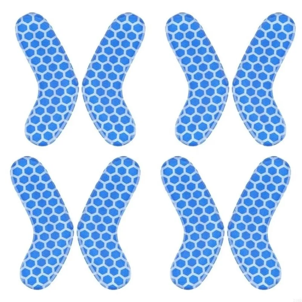 Gel Cushioning Gel Pad for Ski Boots Breathable Polyester Durable Ski Boots Ankle Pad Curved Adhesive Ski Boots Ankle Protectors