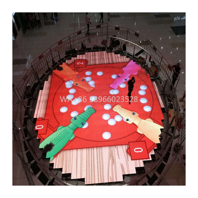 عالية واقية الصف مقاوم للماء في الهواء الطلق أو داخلي أرضية الرقص التفاعلية Led Pantalla P3.91mm شاشة عرض Led #1