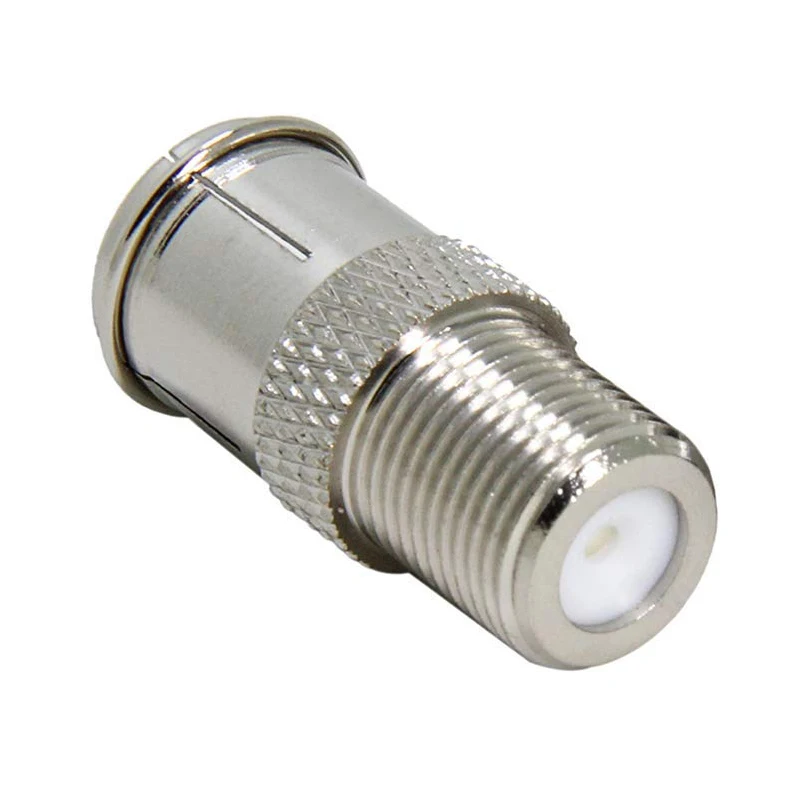 1 Stück F-Stecker auf Buchse Schnellstecker Push-in TV-Adapterkabel TV-Koaxialantennen-Verstärkeranschluss – Detail 3