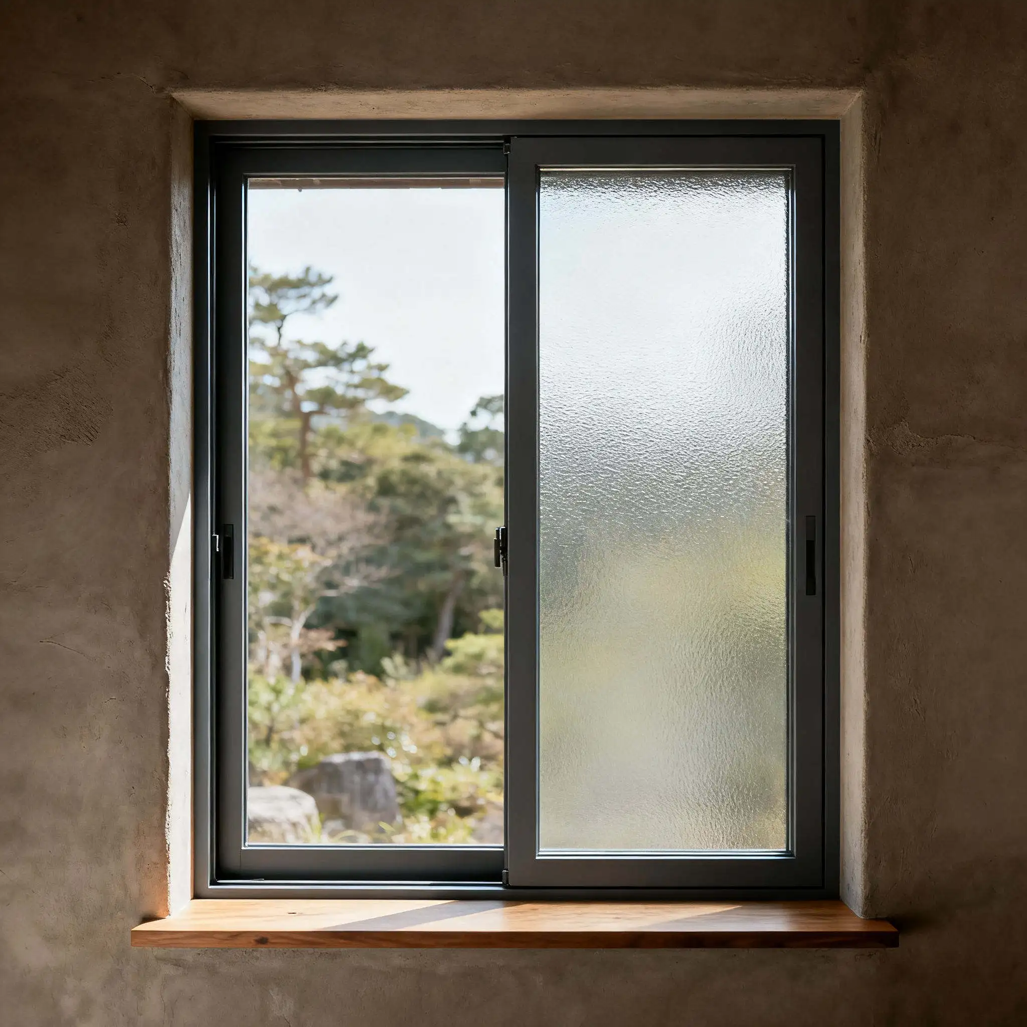 

Villa Apartment Modern Sliding Window Double Layer Tempered Glass Anti Spy Windows Horizontal Sliding Aluminum Frame Windows