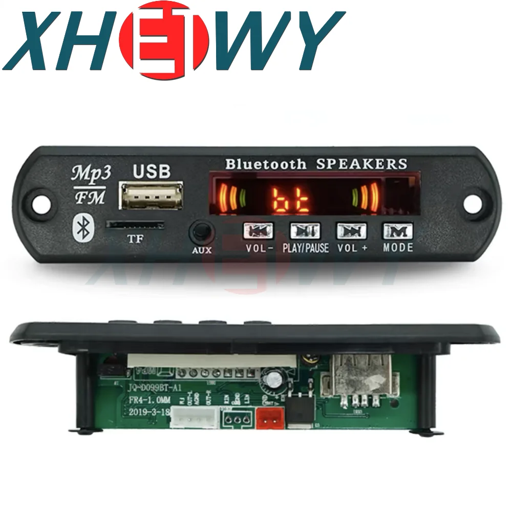 9V 12V Car MP3 WMA Decoder Board Audio MP3 Player USB TF FM Radio Module Wireless Bluetooth 5.0 For Car