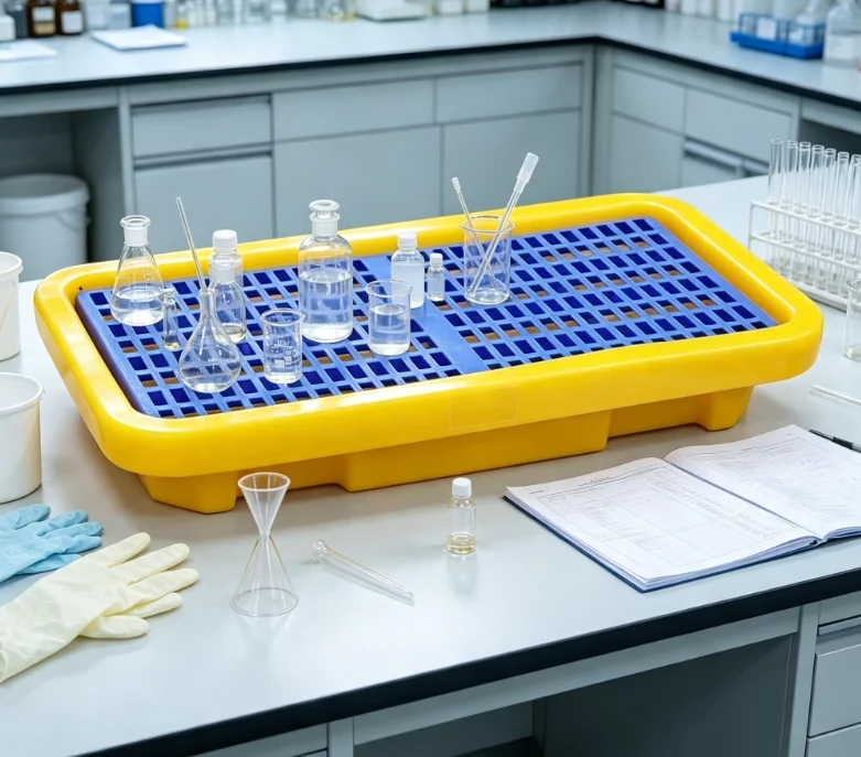 Desktop Oil Containment Tray for  Waste Liquid Storage Scientific Experiment Container