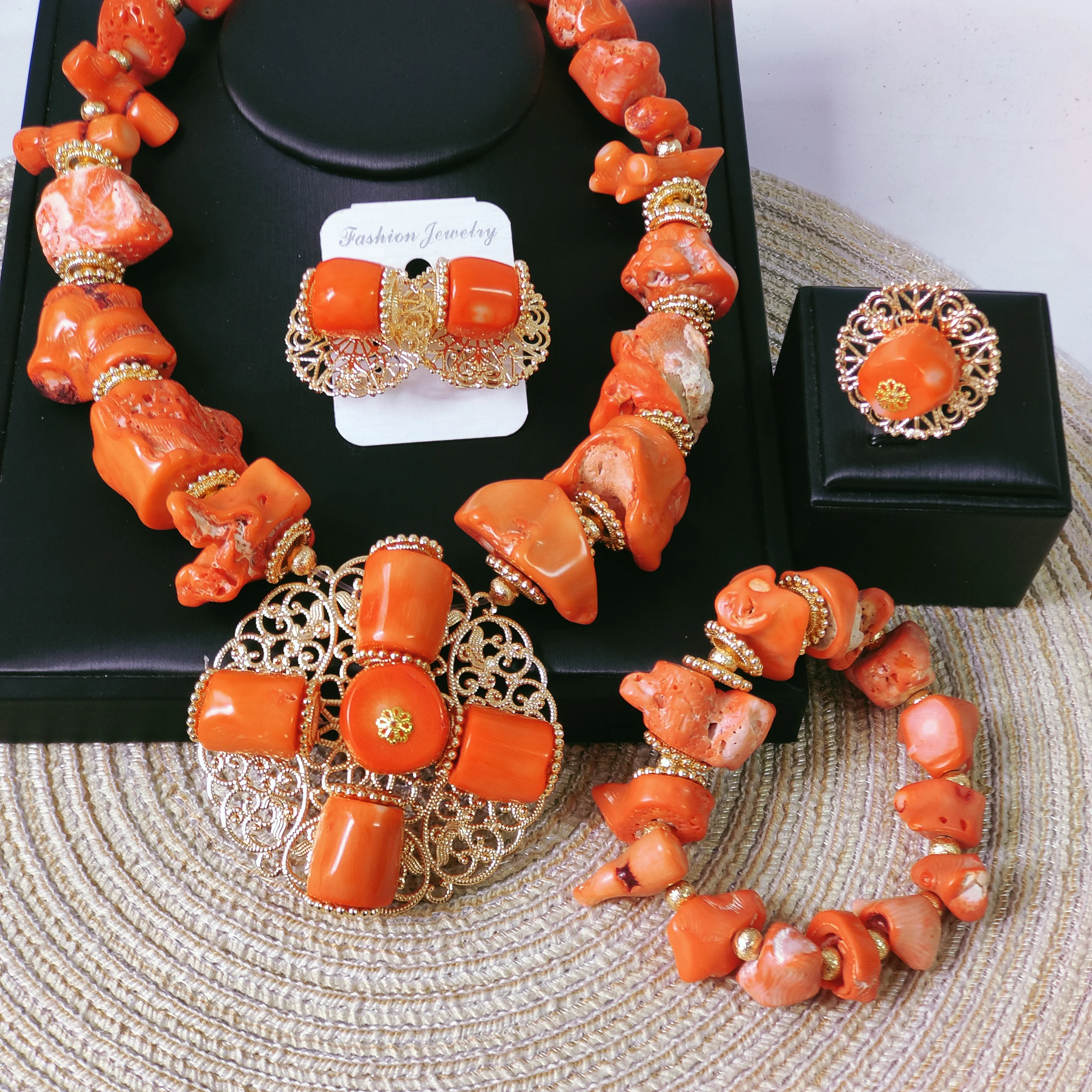 african traditional wedding nigerian coral beads jewelry sets real