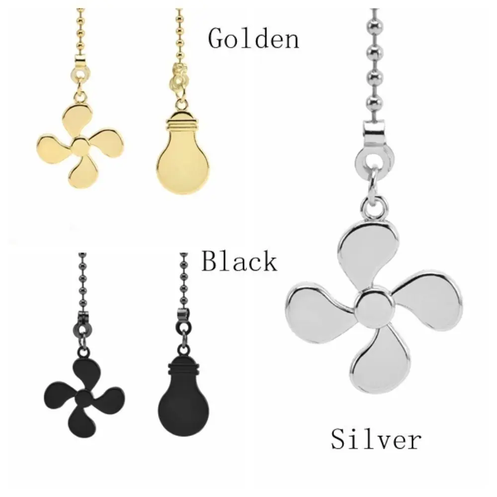 High Quality Metal Ceiling Fan Pull Chain Fan Shape Home Decoration Chandelier Pull Chain Ceiling Fan Zip Extender