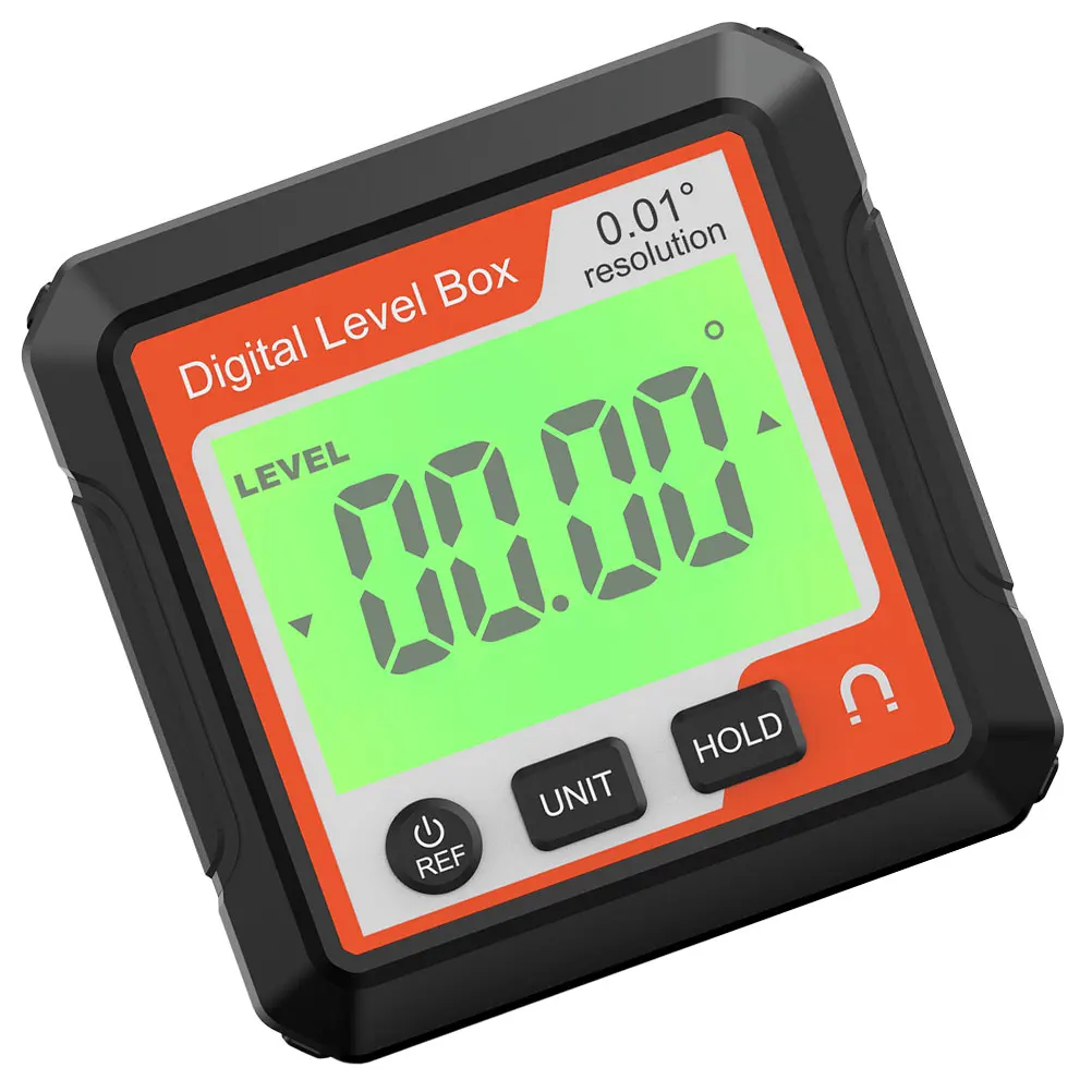 

Digital Angle Portable Mini Protractor Backlit Lcd Precision Level Gauge For Woodworking Automotive Repair Inclinometer