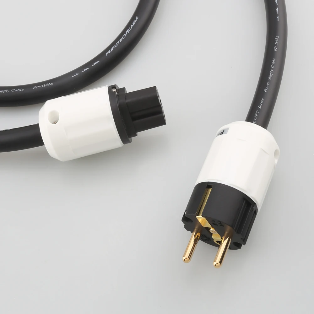 Hot Selling HIFI 314Ag Power Cable line Power Cord with Oyaide P-320E Schuko EU Plug AC cable hifi Vinshle