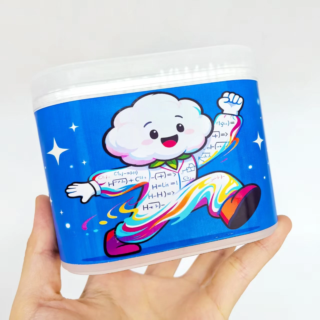 600 قطعة من مسحات القطن ذات عنوان التجربة العلمية، أعواد قطنية منزلية إبداعية ذات عمود رفيع برأسين