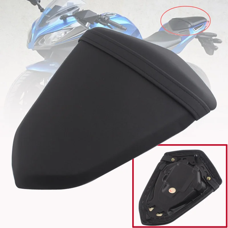 Motorcycle Accessory Soft Rear Back Cushion Passenger Seat Pillion Cover Fits For Kawasaki Ninja 300 EX300 2013-2015 2014