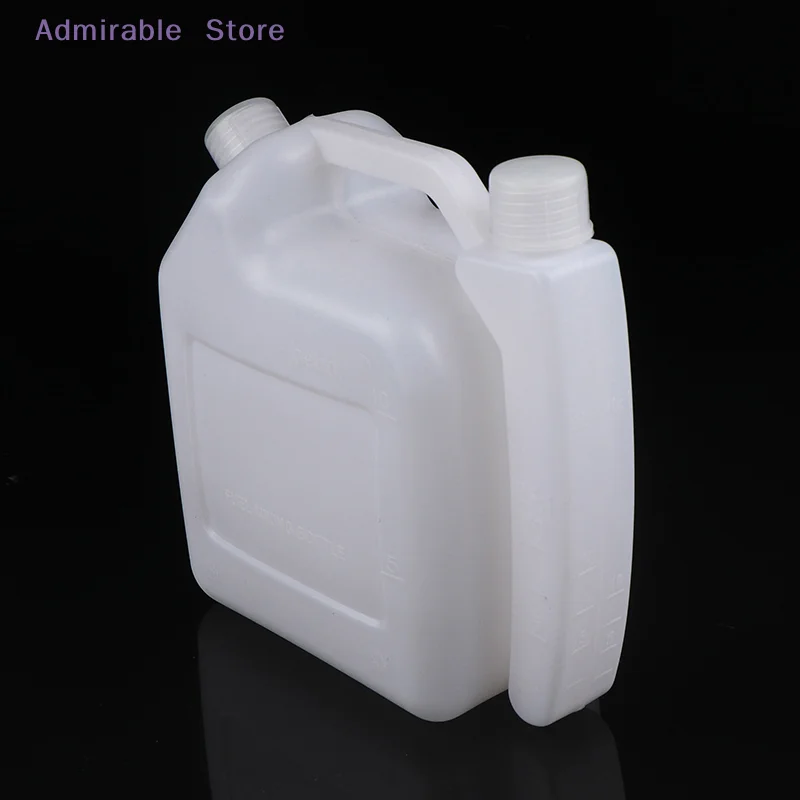 w1.5L Litre 2-Stroke Petrol Fuel Oil Mixing Bottle Tank For Trimmer Chainsaw