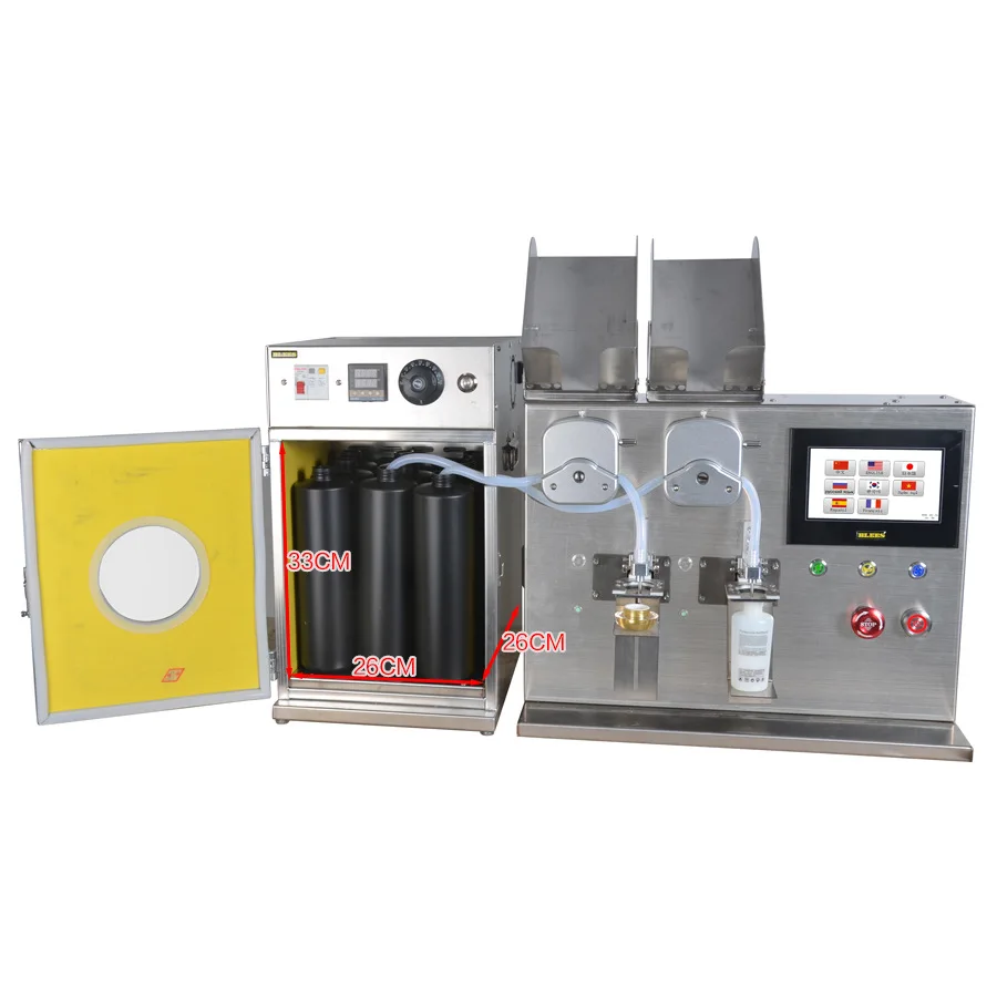 Hot Sale Digital Control High Precision Table Top Semi Automatic Essential Oil Liquid Nail UV Gel Nail Polish Filling Machine