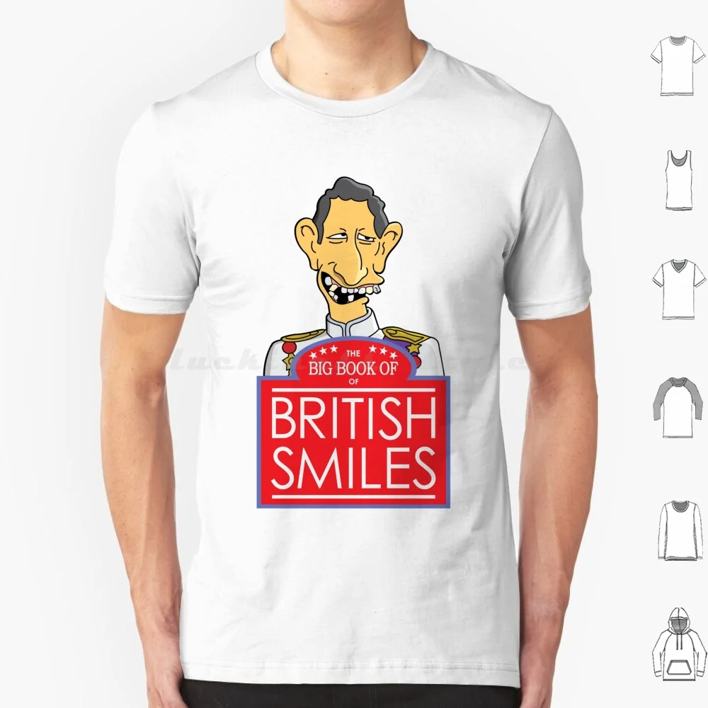 The Big Book Of British Smiles T Shirt 6xl Cotton Cool Tee Bottom The Homer Homer Bart Bart Lisa Lisa Maggie Marge Marge Mr