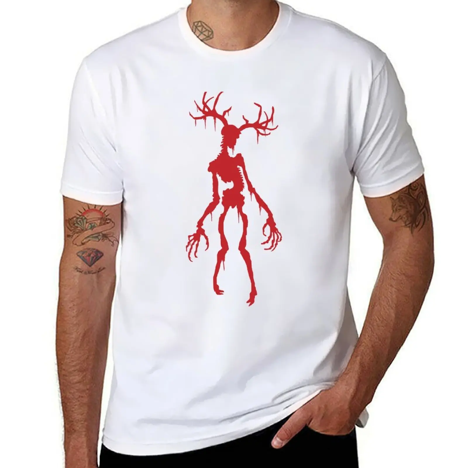 

Wendigo T-Shirt Trendy Print Short Sleeve T-Shirt