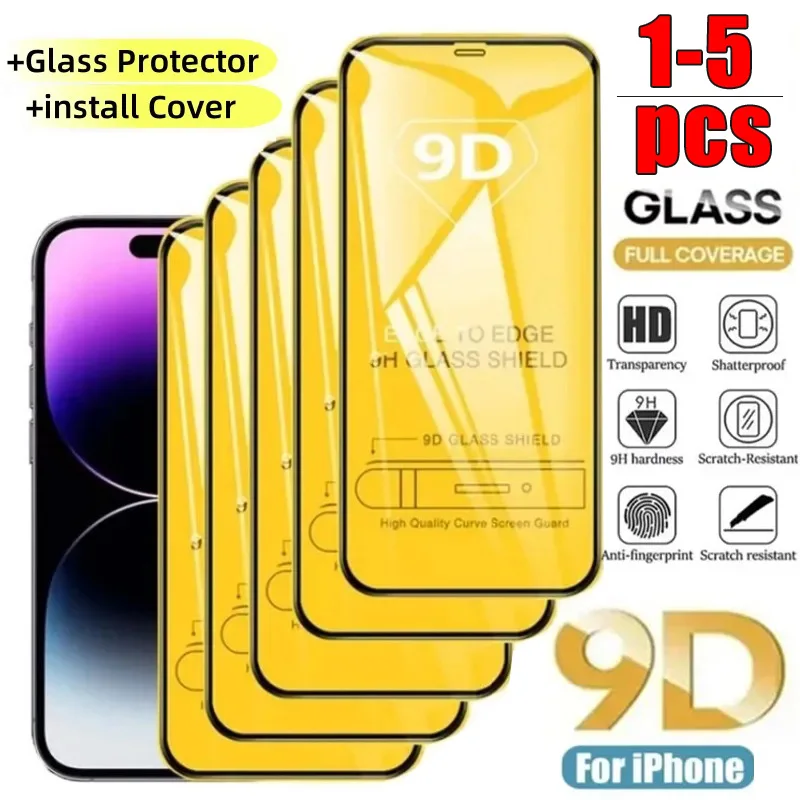 1-5PCS 9D Tempered … - image