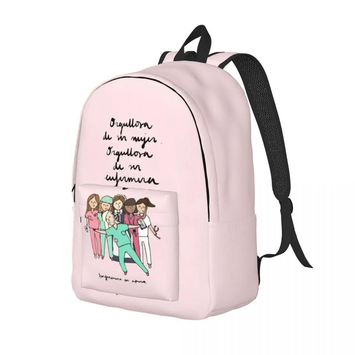 Backpack Middle High College School Student Enfermera En Apuros Doctor Nurse Medical Medicine Health Bookbag Teens Daypack