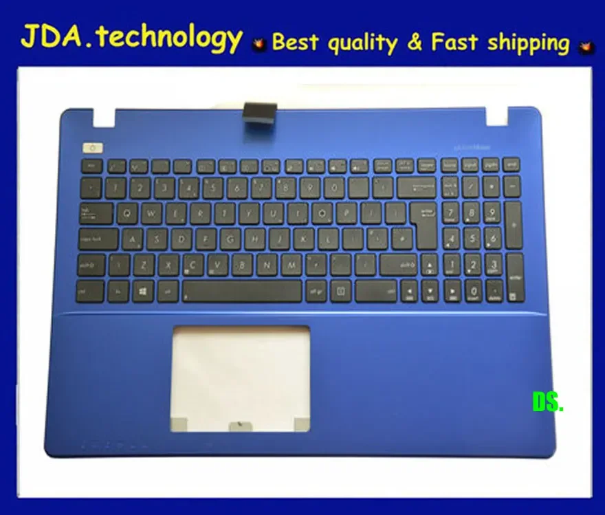 

MEIARROW New/Orig Palmrest top case for Asus X550 K550V X550C X552E A550L Y581C F550J R510J Upper Cover UK keyboard,Blue