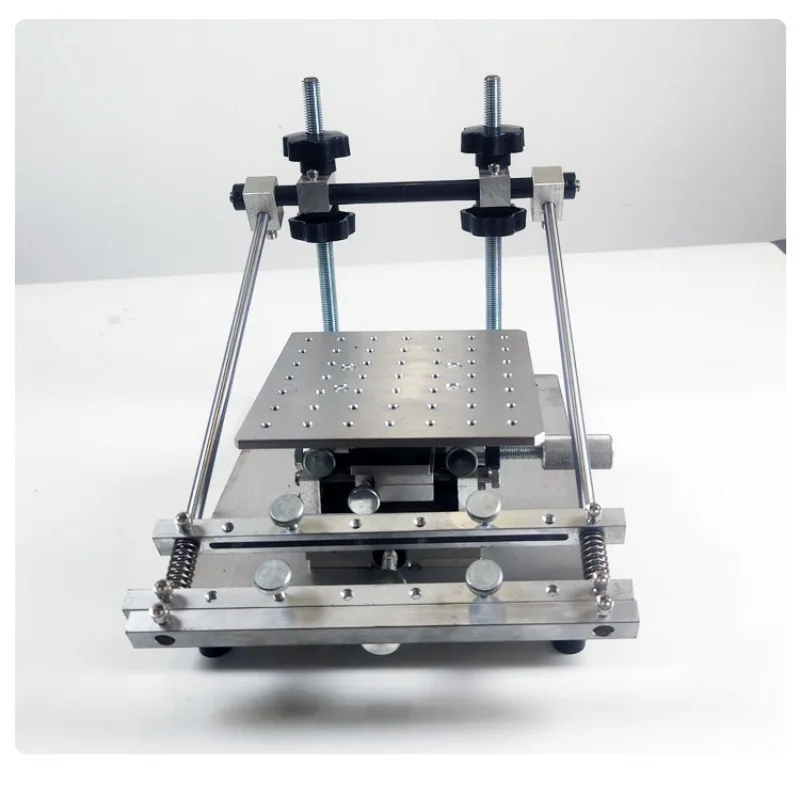 PCB Stencil Solder Paste Printer For SMT Assembly Solder Paste Printing Aluminum Alloy Manual Screen Printing Table Equipment