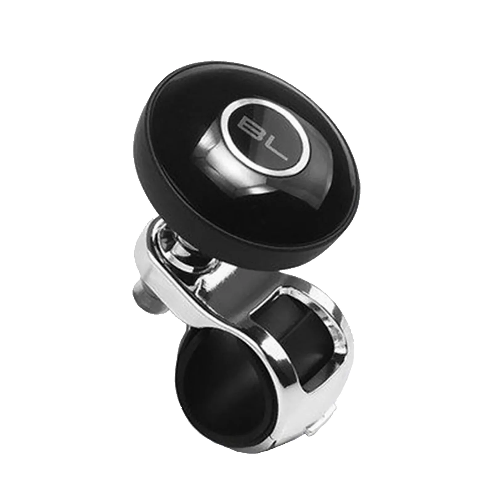 Universeel Zwart Metalen Stuurwiel Auto Accessoires Helper Grip Spinner Knop Draaien Handbediening Booster Power Hendel Bal