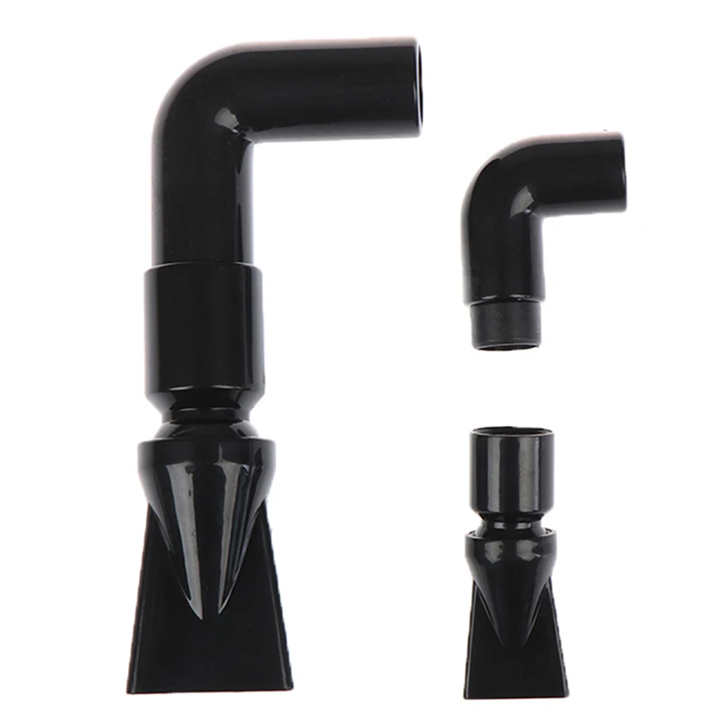 1PC Black Aquarium Tank Pump Duckbill Water Outlet Nozzle Duckbilled Return Pipe 11.9cmx2.95cm 8cmx2cm 6.4cmx2cm