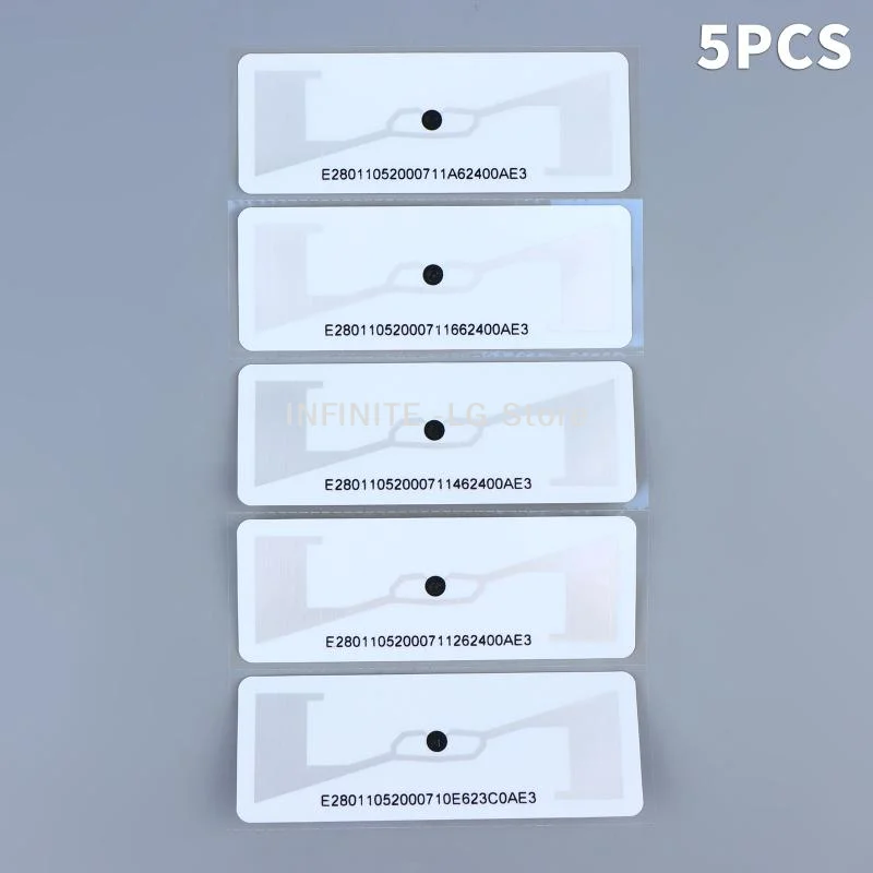 RFID Tag UHF Sticker Vehicle Windshield EPC 6C 860-960Mhz Waterproof Sunscreen Anti-tear Adhesive Passive Printable RFID Label