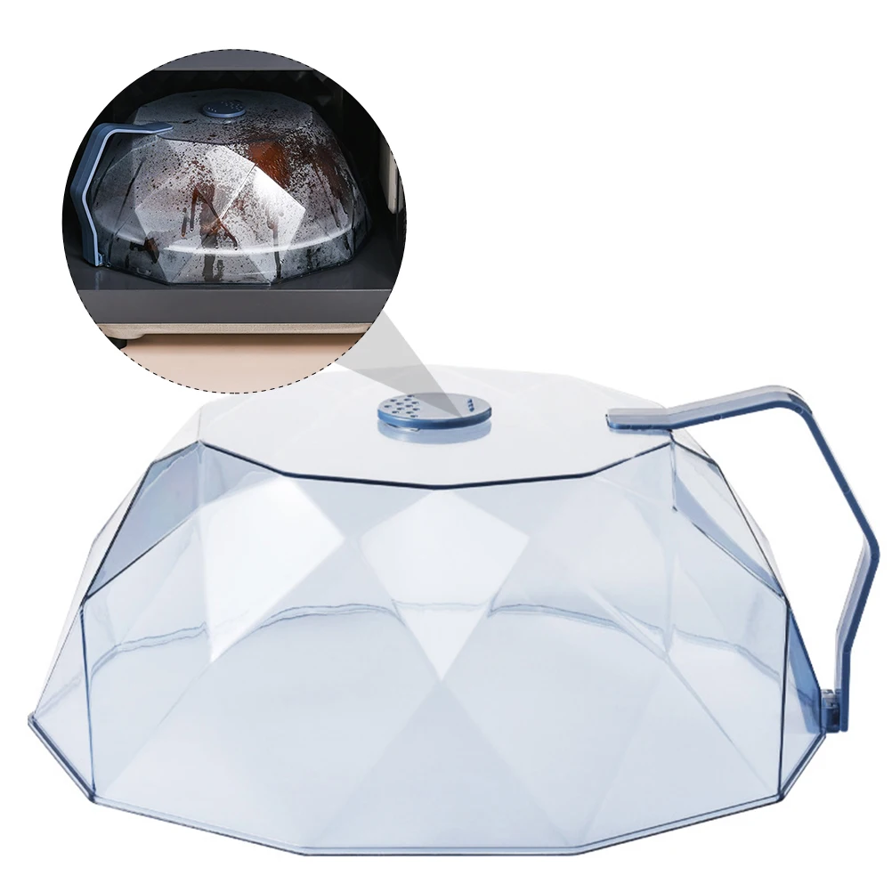 أغطية طعام للميكروويف، واقي من الرش، غطاء زجاجي مقاوم للزيت، لوحة زجاجية للكمبيوتر الشخصي ABS تمنع التدهور والبقاء على البارد