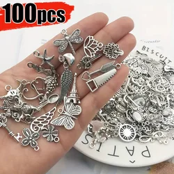 Vintage Metal Charms Mixed Animal Birds Beads Pendant DIY Bracelet Neacklace Decor Charm Accessories for Jewelry Making Findings