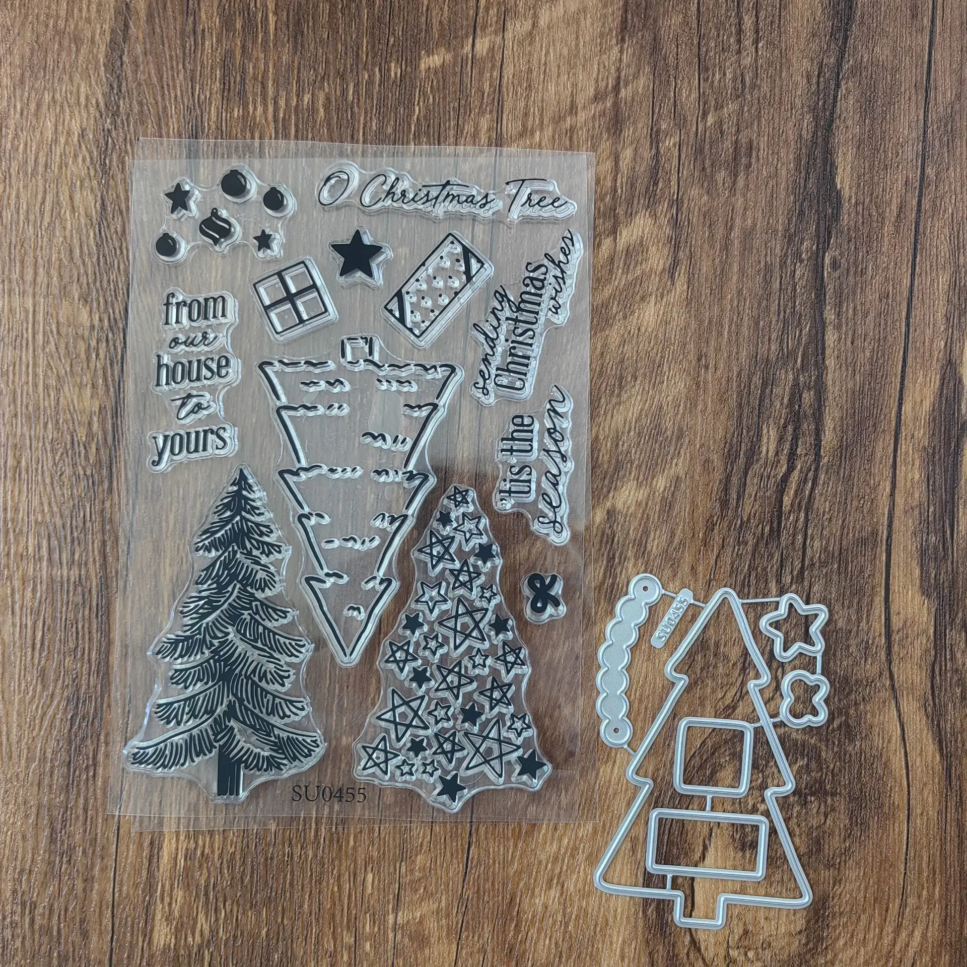 2025 Christmas New Snowflake Pines Tree Autumn Pumpkins Clear Stamps Metal Cutting Dies For DIY Greeting Card Scrapbook Craft