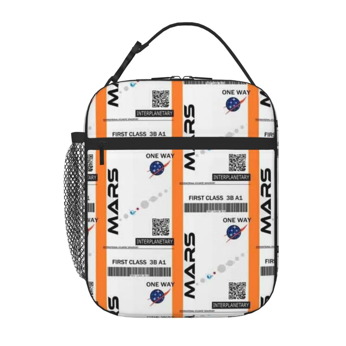 Bestselling Mars Space Ticket Single Layer Durable Lunch Bag Wilderness Camping Food Cooler Bag