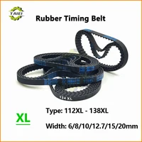 Correa síncrona XL 112XL 114XL 116XL 118XL 120XL 122XL 124XL 126XL 128XL 130XL 132XL 134XL 136XL 138XL ancho 6-20mm correa de transmisión